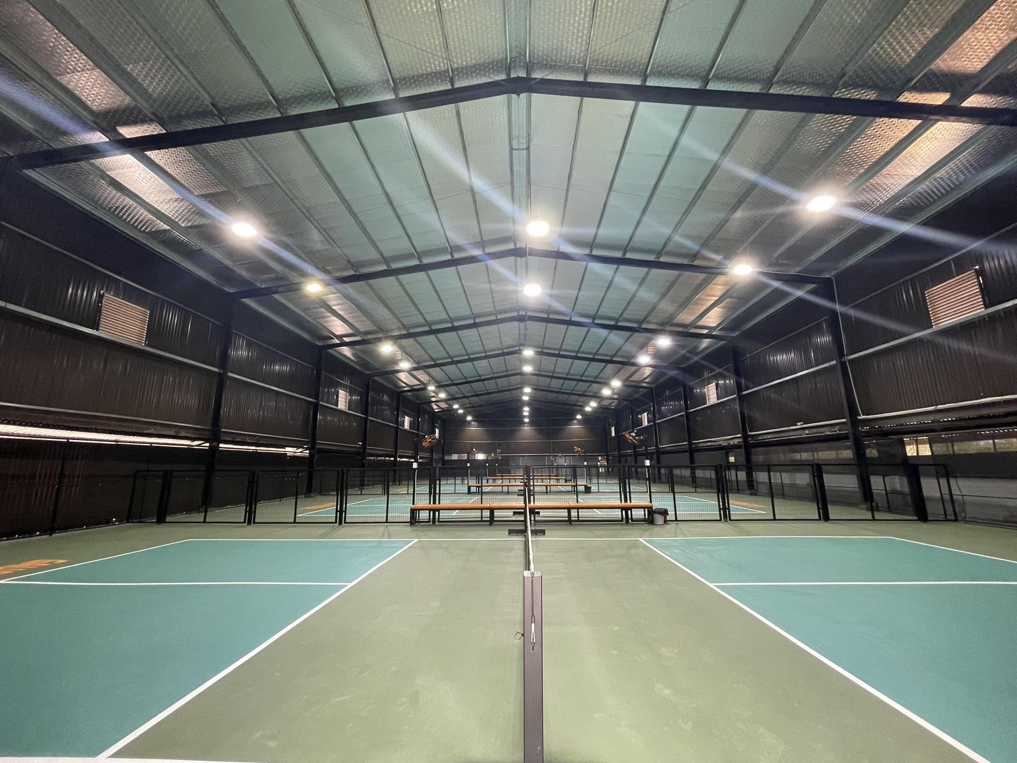 A cluster of pickleball courts in Buon Ma Thuot, Dak Lak