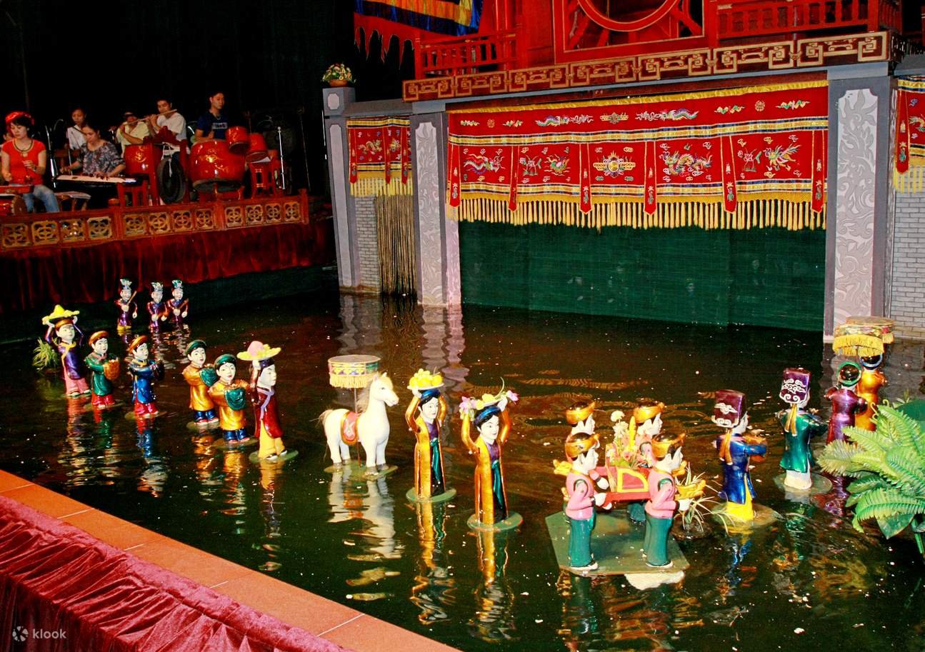 A water puppet show in Ho Chi Minh City, a favourite with children