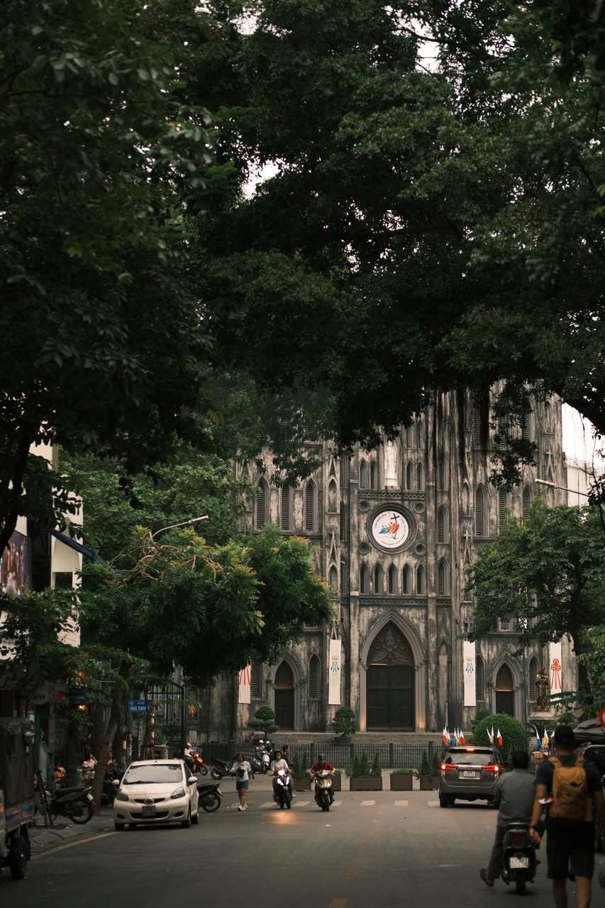St. Joseph's Cathedral, a neo-gothic French colonial church in Hanoi