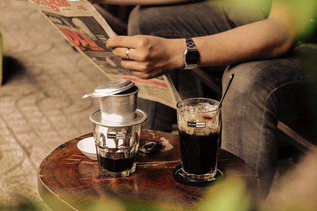 Vietnamese phin coffee