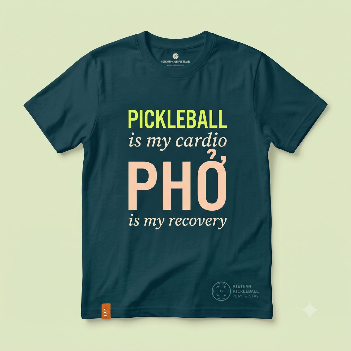 Pickleball Is My Cardio Pho Is My Recovery t-shirt