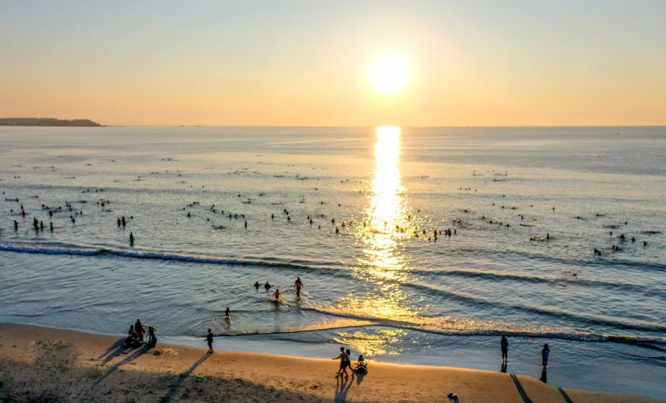 My Khe Beach, Da Nang, early morning