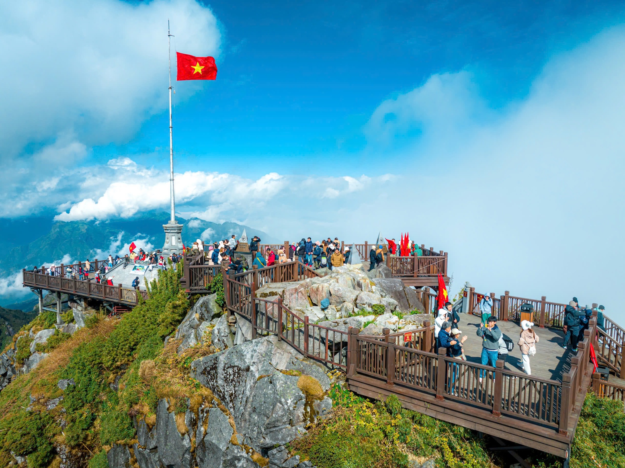 Fansipan summit, the 'Roof of Indochina'