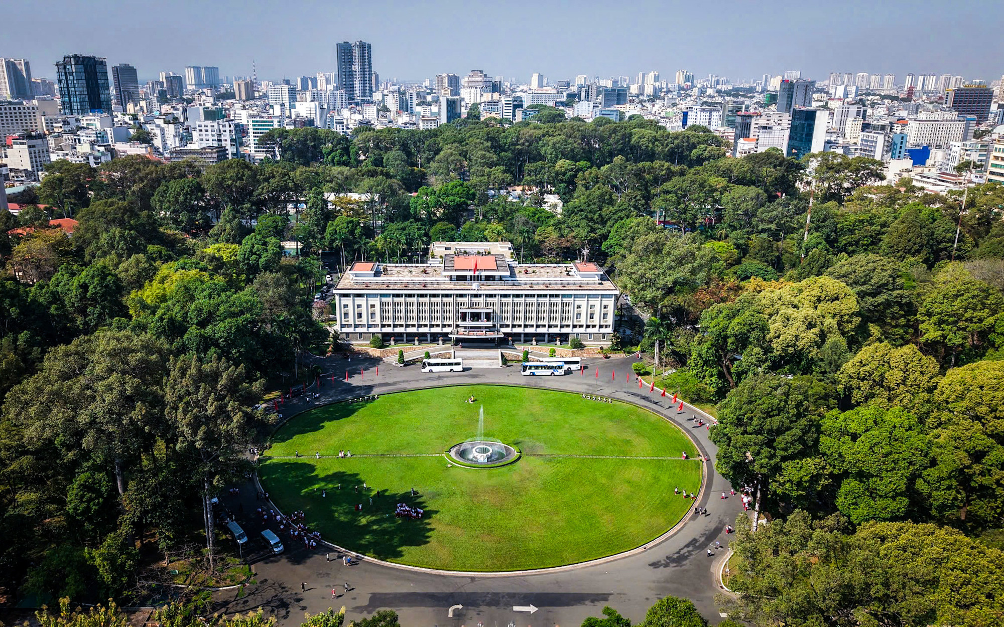 Independence Palace grounds, Saigon
