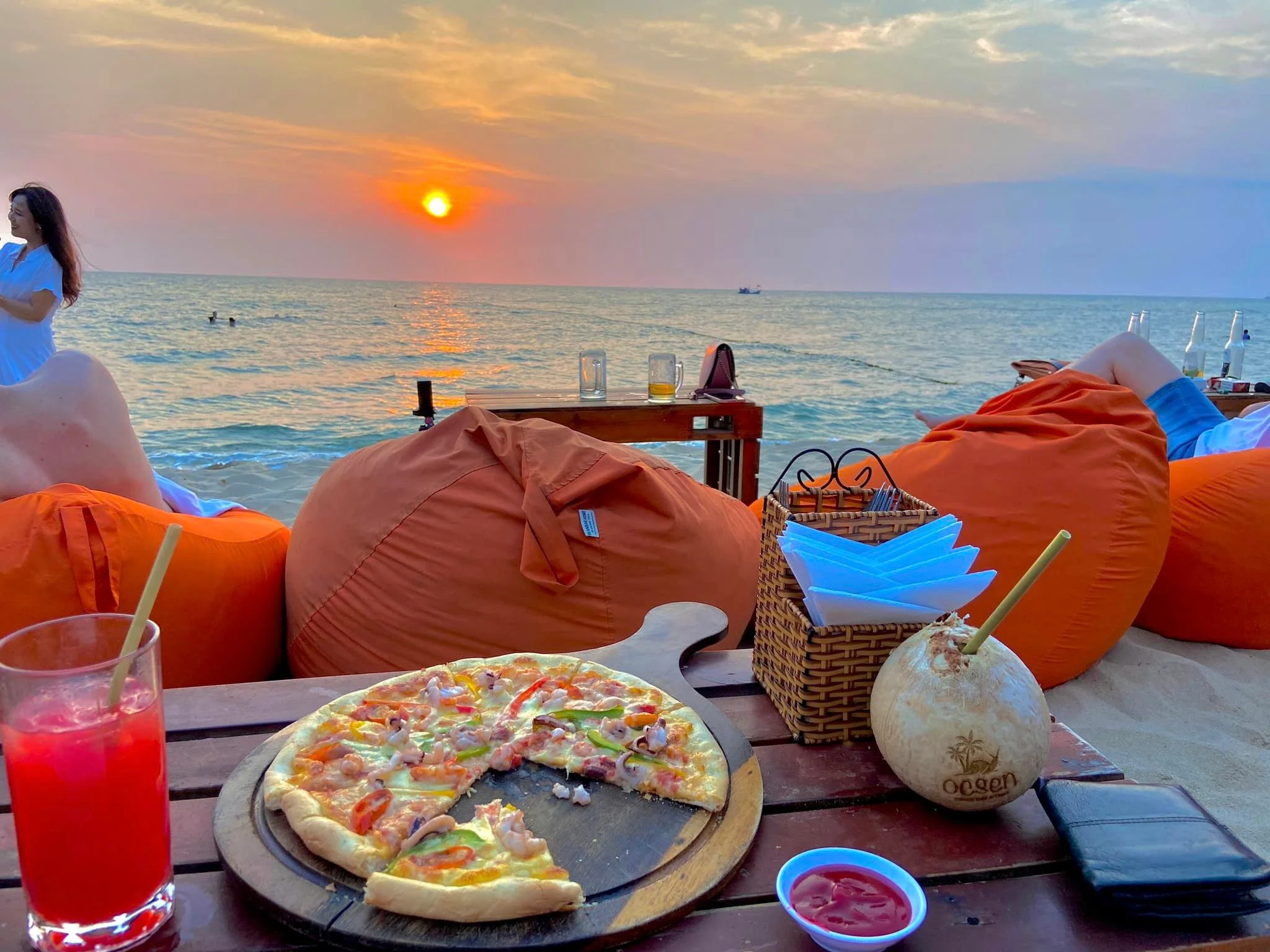 Sunset over Sunset Town, Phu Quoc