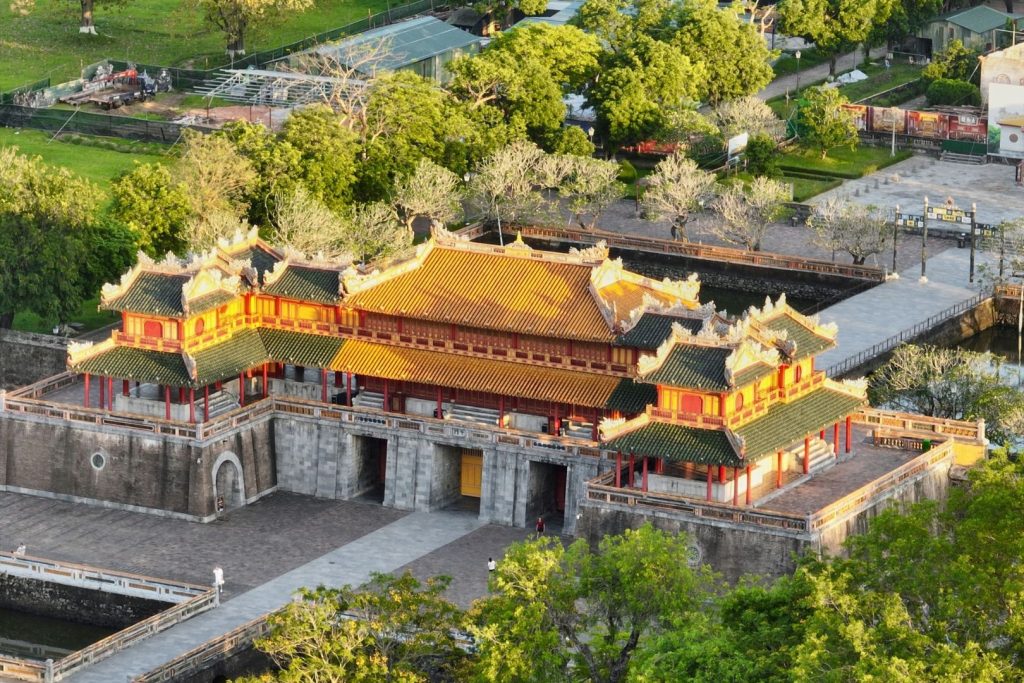 The Imperial Citadel in Hue, central Vietnam